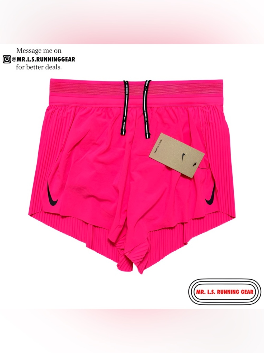 Nike AeroSwift Dri-FIT ADV Mid-Rise 3" Brief-Lined Running Shorts FN2328-645 - Picture 6 of 8